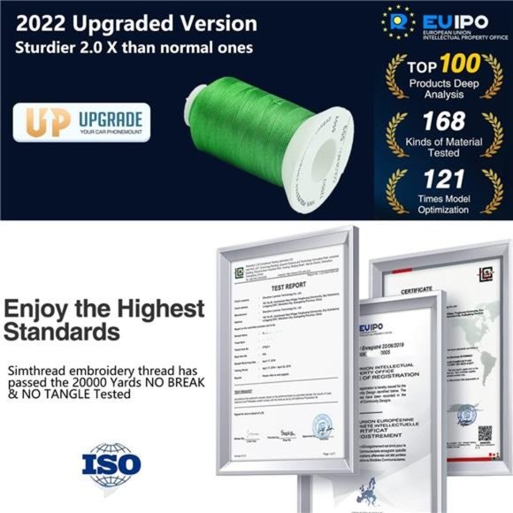 [Anti-Tangle] Embroidery Thread Kit with Organizer Box, All-in-one 40 Colors - Picture 3 of 6